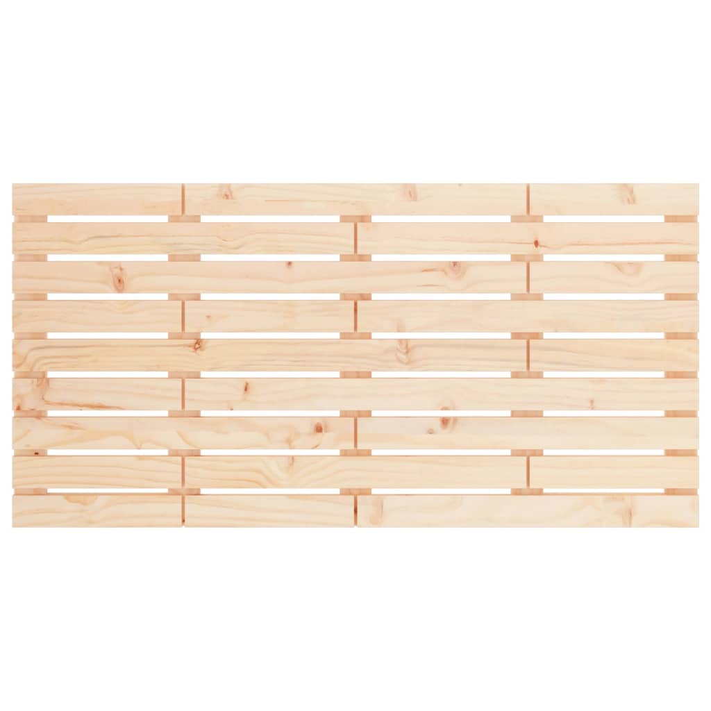 vidaXL Wall Headboard 126x3x63 cm Solid Wood Pine 4