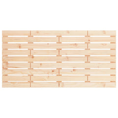 vidaXL Wall Headboard 126x3x63 cm Solid Wood Pine 4