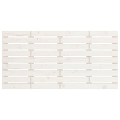vidaXL Wall Headboard White 146x3x63 cm Solid Wood Pine 4