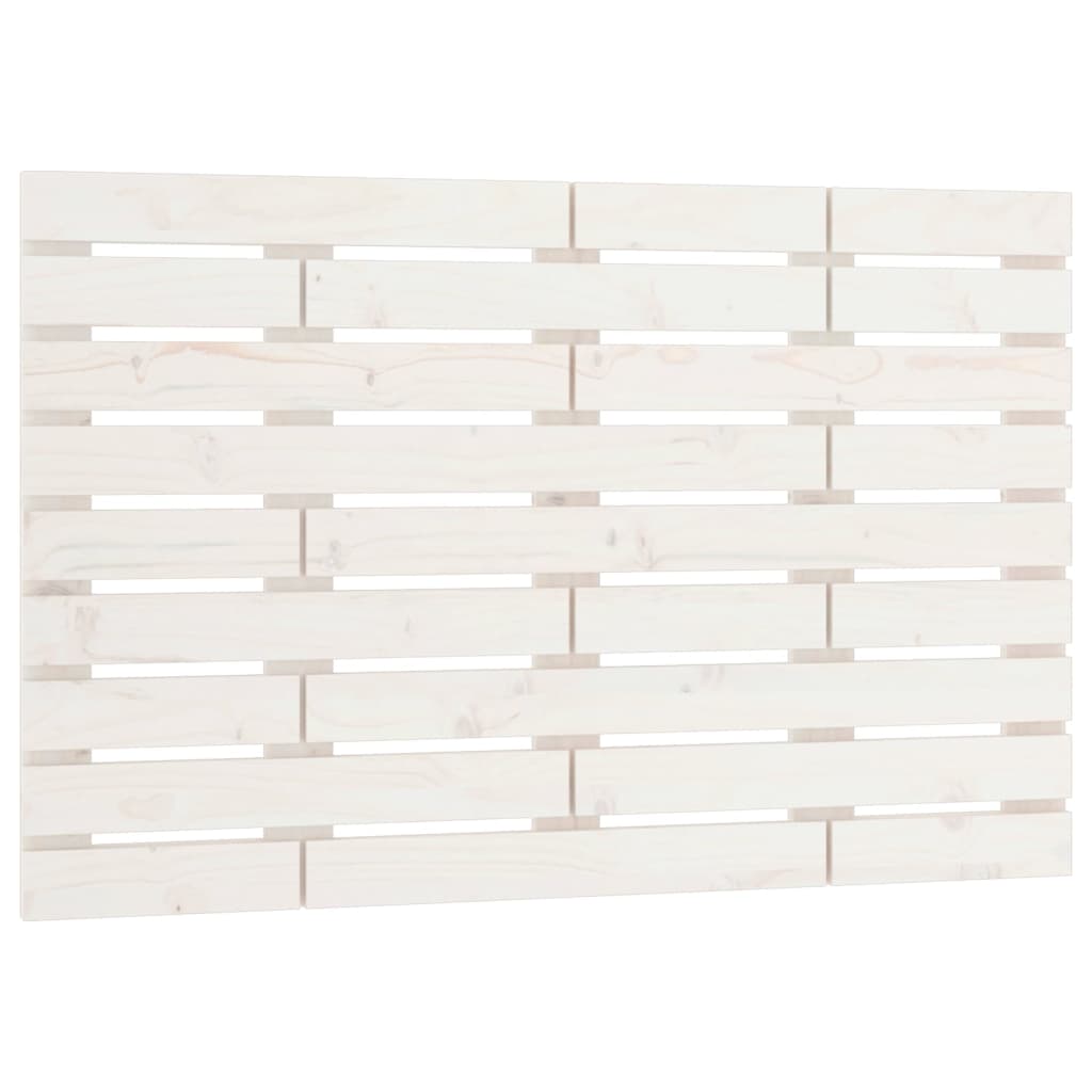 vidaXL Wall Headboard White 81x3x63 cm Solid Wood Pine 2