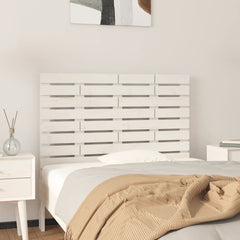 vidaXL Wall Headboard White 81x3x63 cm Solid Wood Pine 1