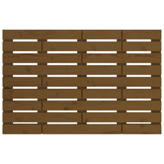 vidaXL Wall Headboard Honey Brown 81x3x63 cm Solid Wood Pine 4