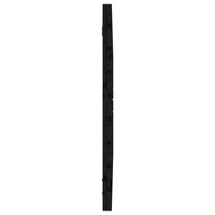 vidaXL Wall Headboard Black 81x3x63 cm Solid Wood Pine 5