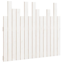 vidaXL Wall Headboard White 95.5x3x80 cm Solid Wood Pine 2
