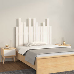 vidaXL Wall Headboard White 95.5x3x80 cm Solid Wood Pine 1