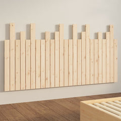 vidaXL Wall Headboard 159.5x3x80 cm Solid Wood Pine 4