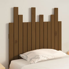 vidaXL Wall Headboard Honey Brown 82.5x3x80 cm Solid Wood Pine 3