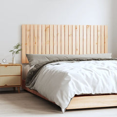 vidaXL Wall Headboard 147x3x60 cm Solid Wood Pine 1
