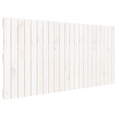 Wall Headboard 108x3x60 cm Solid Wood Pine White 140 cm