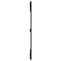 vidaXL Wall Headboard Black 108x3x110 cm Solid Wood Pine 5