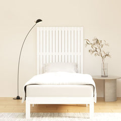vidaXL Wall Headboard White 95.5x3x110 cm Solid Wood Pine 3