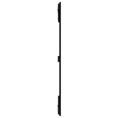 vidaXL Wall Headboard Black 95.5x3x110 cm Solid Wood Pine 5