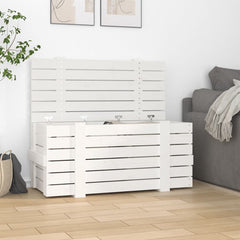 vidaXL Storage Box 58x40.5x42 cm Solid Wood Pine