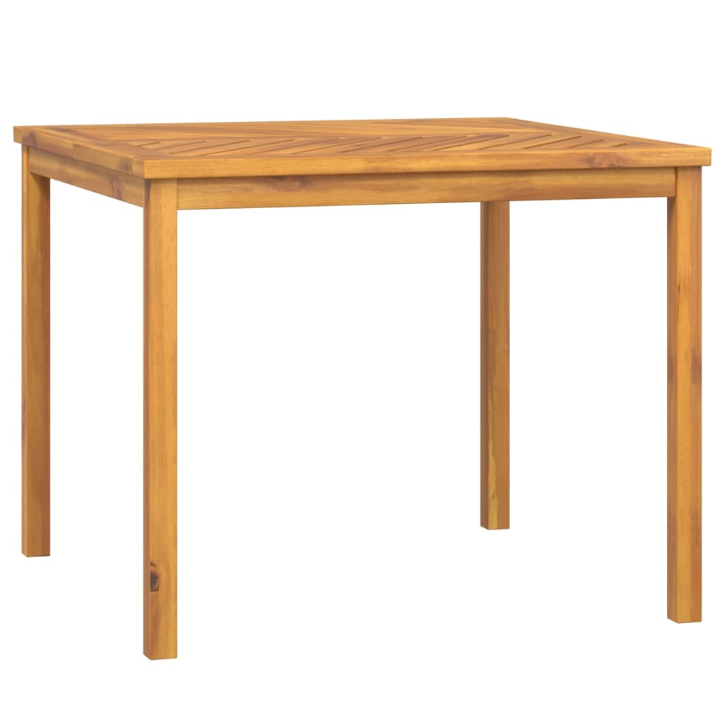 Garden Dining Table Solid Wood Acacia 90 x 90 x 74 cm
