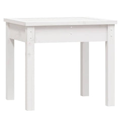 Garden Bench White Solid Wood Pine, image 2