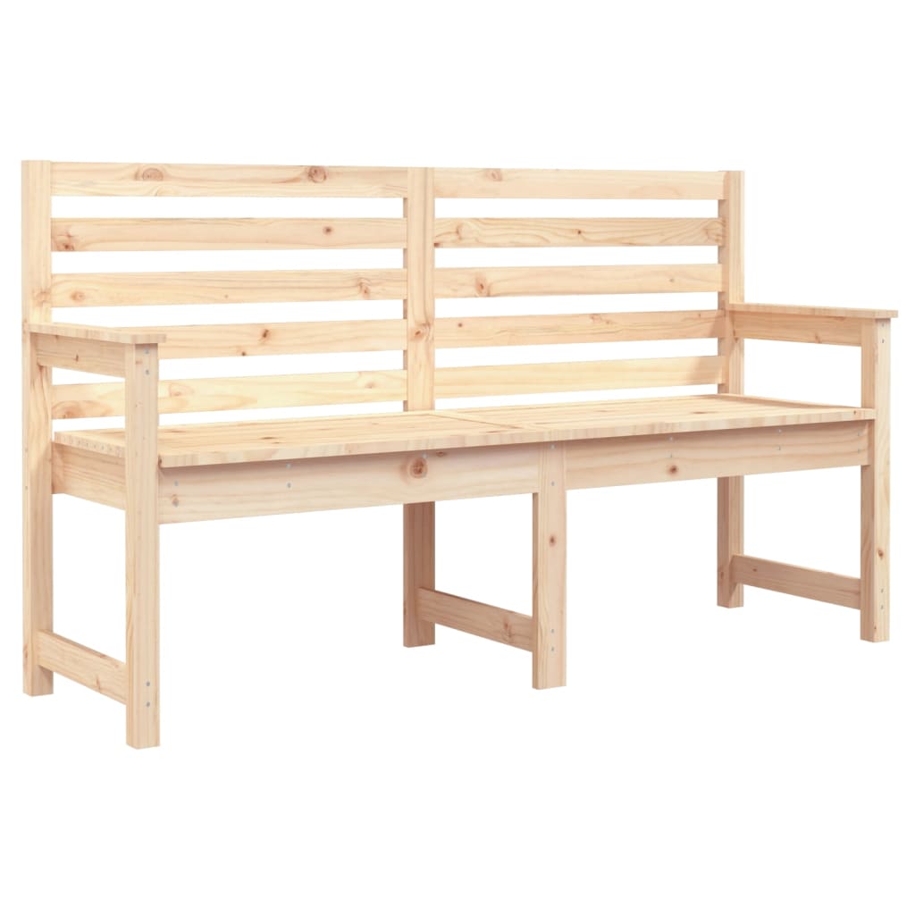 vidaXL Garden Bench 159.5x48x91.5 cm Solid Wood Pine 2