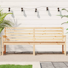 vidaXL Garden Bench 203.5x48x91.5 cm Solid Wood Pine 1