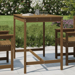 vidaXL Garden Table Honey Brown 121x82.5x110 cm Solid Wood Pine 1