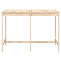 vidaXL Garden Table 159.5x82.5x110 cm Solid Wood Pine 4