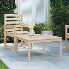 vidaXL Garden Table 82.5x82.5x45 cm Solid Wood Pine 1