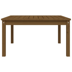 vidaXL Garden Table Honey Brown 82.5x82.5x45 cm Solid Wood Pine 5