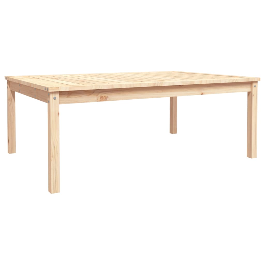 vidaXL Garden Table 121x82.5x45 cm Solid Wood Pine 2