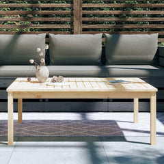 vidaXL Garden Table 121x82.5x45 cm Solid Wood Pine 3