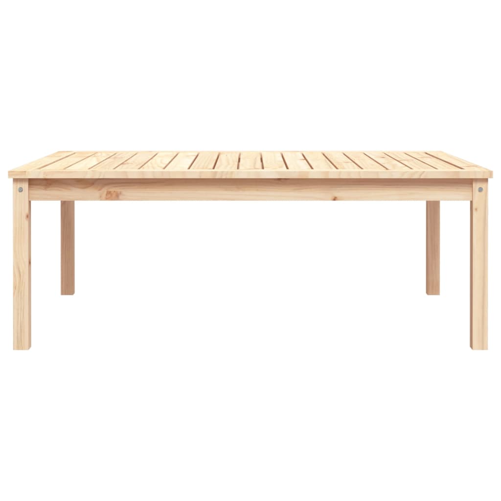 vidaXL Garden Table 121x82.5x45 cm Solid Wood Pine 5