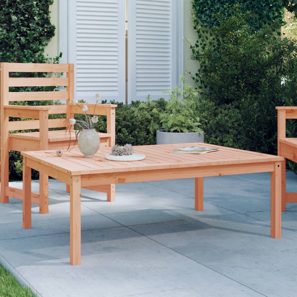 vidaXL Garden Table 121x82.5x45 cm Solid Wood Pine