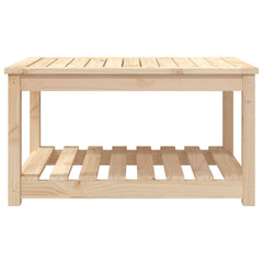 vidaXL Garden Table 82.5x50.5x45 cm Solid Wood Pine 5