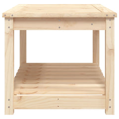vidaXL Garden Table 82.5x50.5x45 cm Solid Wood Pine 6