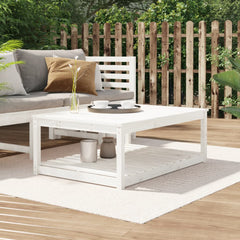 vidaXL Garden Table 121x82.5x45 cm Solid Wood Pine