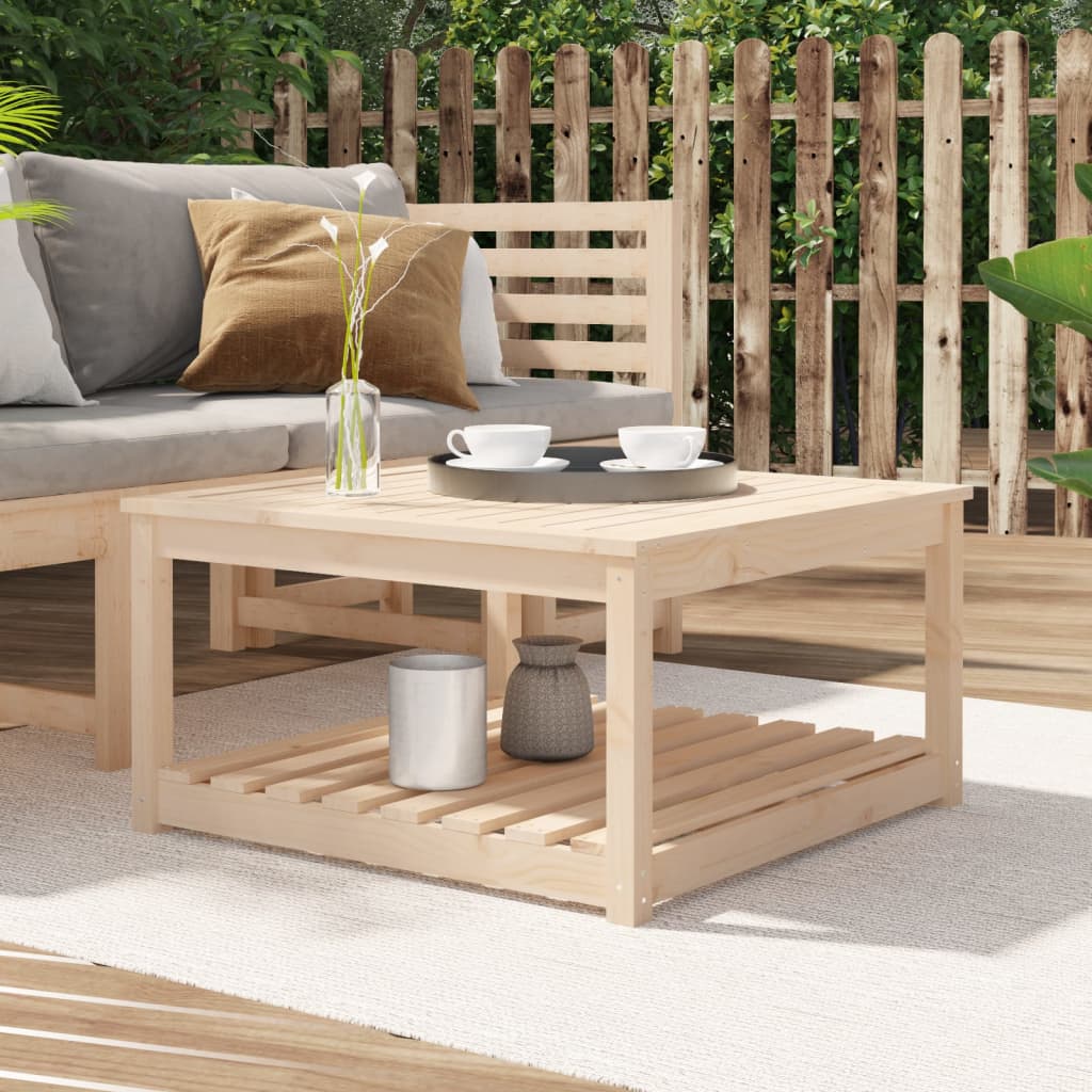vidaXL Garden Table 121x82.5x45 cm Solid Wood Pine