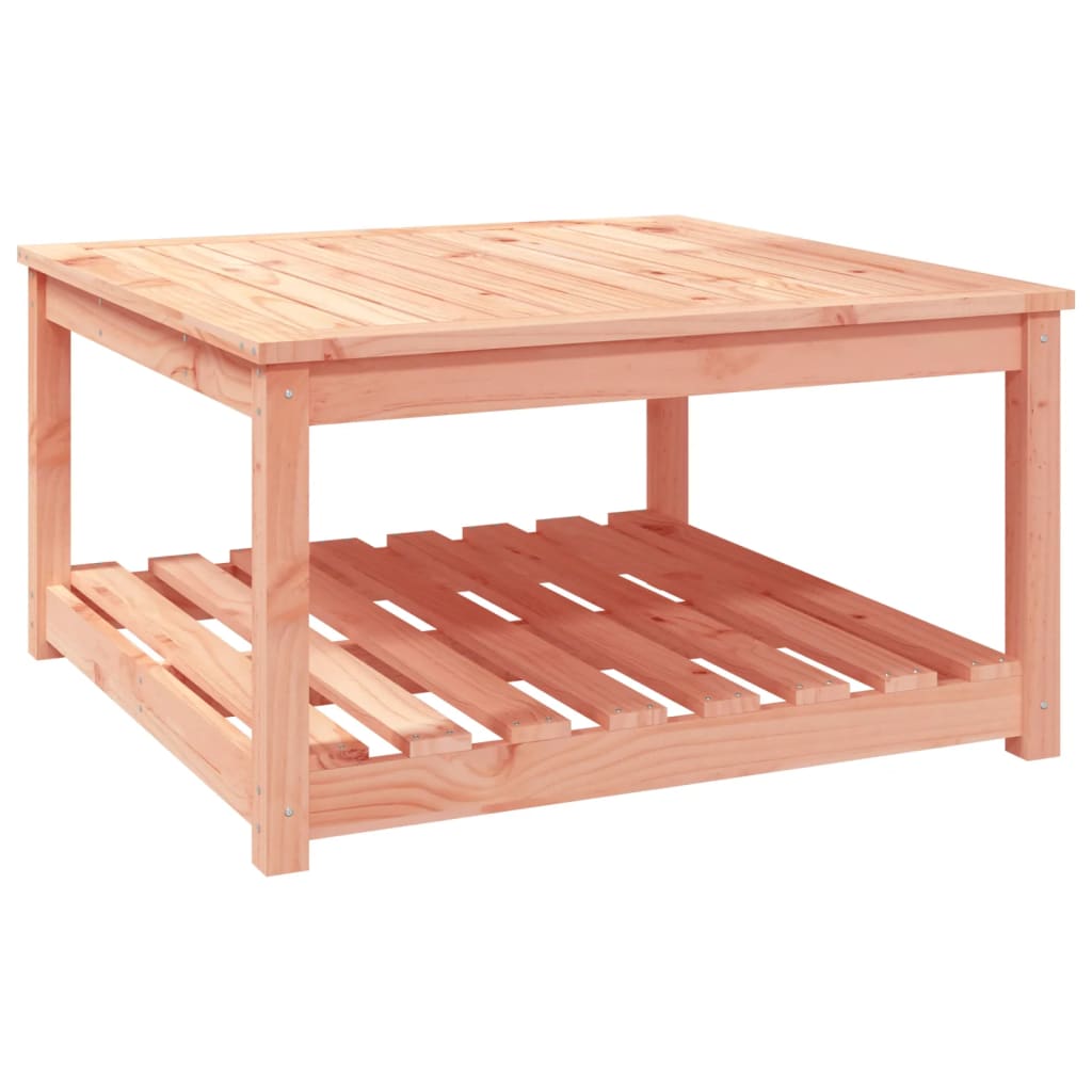 Garden Table 121x82,5x45 cm Solid Wood Pine Natural douglas 82.5 cm