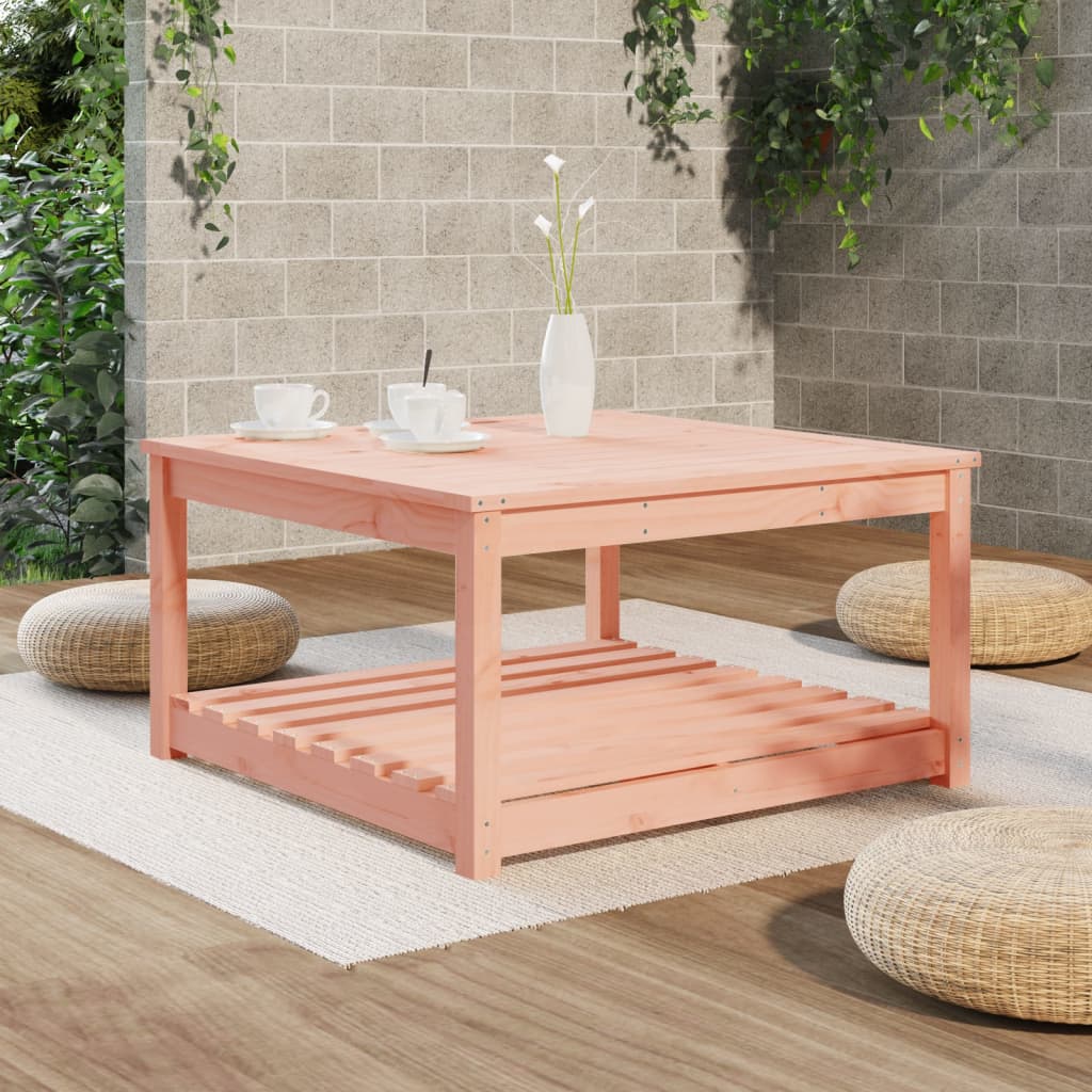 Garden Table 121x82,5x45 cm Solid Wood Pine Natural douglas 82.5 cm