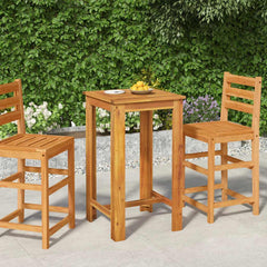 Garden Bar Table Solid Wood Acacia 60 cm 60 cm