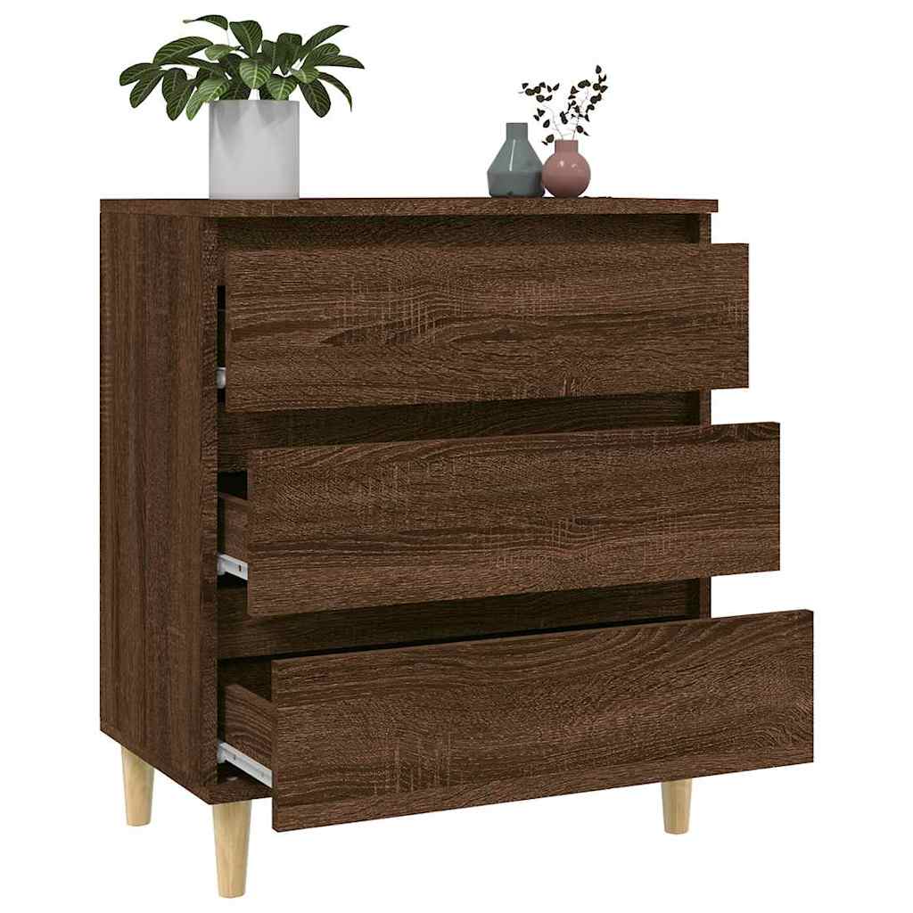 vidaXL Sideboard Brown Oak 60x35x70 cm Engineered Wood 5