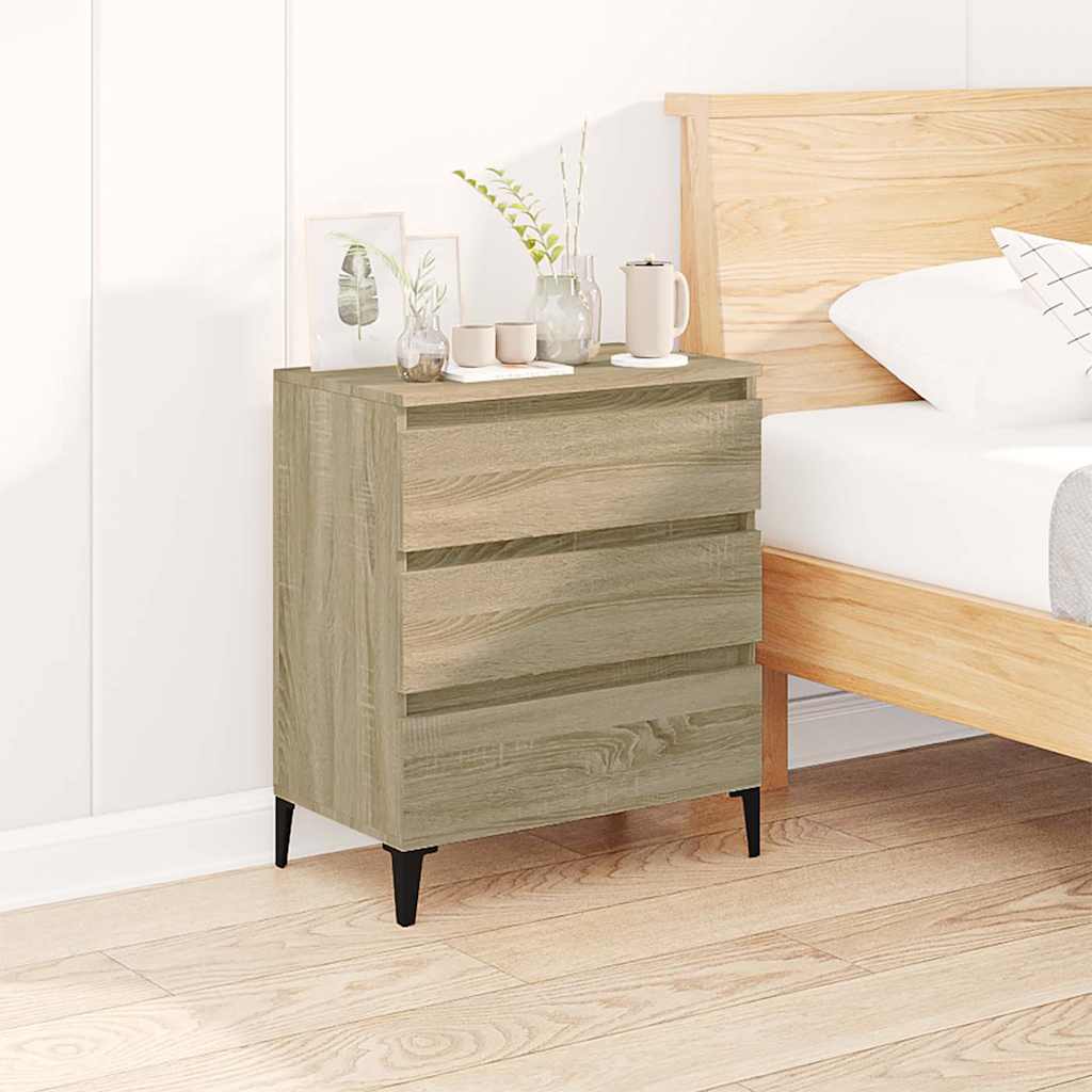 vidaXL Sideboard | Sonoma Oak | Engineered wood, metal | Medium | Sideboard 1