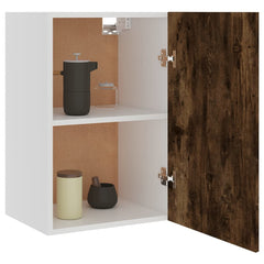 vidaXL Hanging Cabinet Lyon Smoked Oak 39.5x31x60 cm Engineered Wood 4