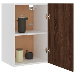 vidaXL Hanging Cabinet Lyon Brown Oak 39.5x31x60 cm Engineered Wood 4