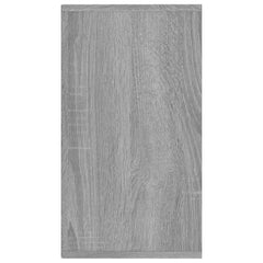 vidaXL Shoe Bench Grey Sonoma 103x30x55 cm Engineered Wood 6