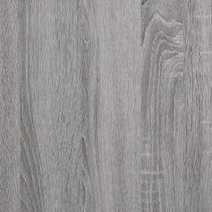 vidaXL Book Cabinet Grey Sonoma 97.5x29.5x100 cm Engineered Wood 6