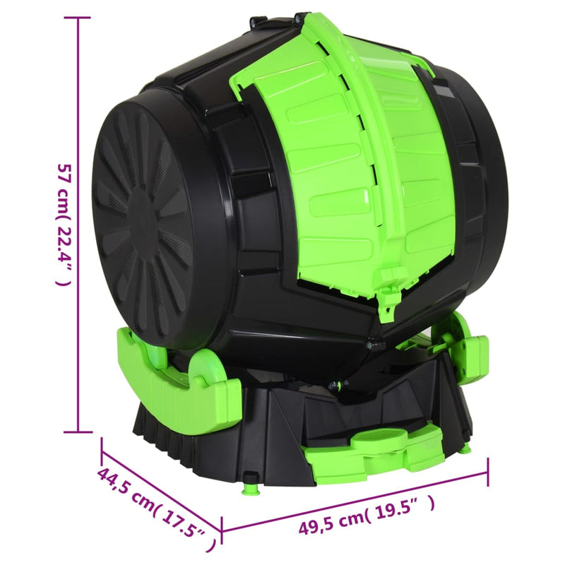 Tumbling Composter 49.5x44.5x57 cm 50 L