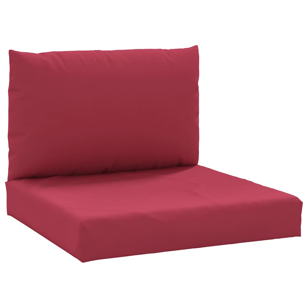 vidaXL Pallet Cushions 2 pcs Wine Red Oxford Fabric 2