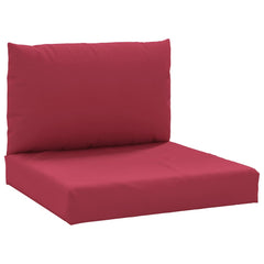 vidaXL Pallet Cushions 2 pcs Wine Red Oxford Fabric 2