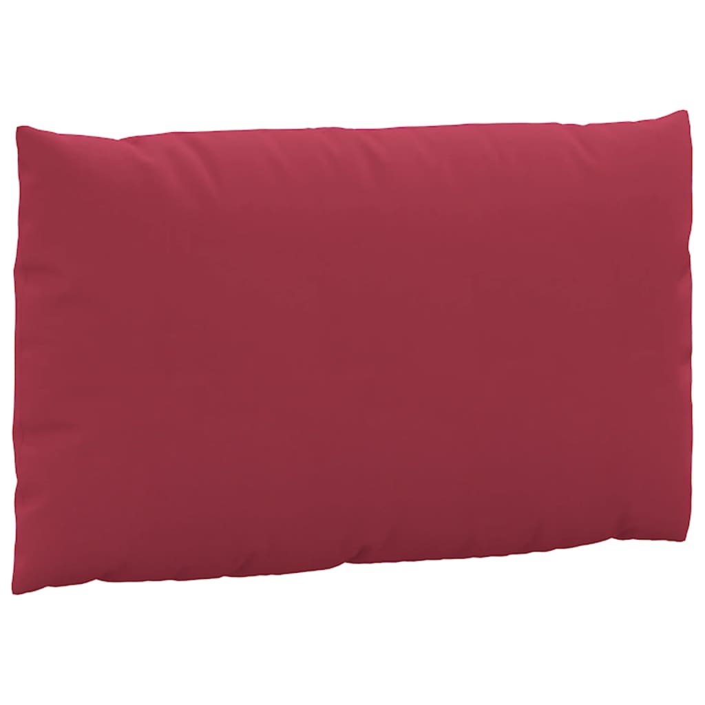 vidaXL Pallet Cushions 2 pcs Wine Red Oxford Fabric 6