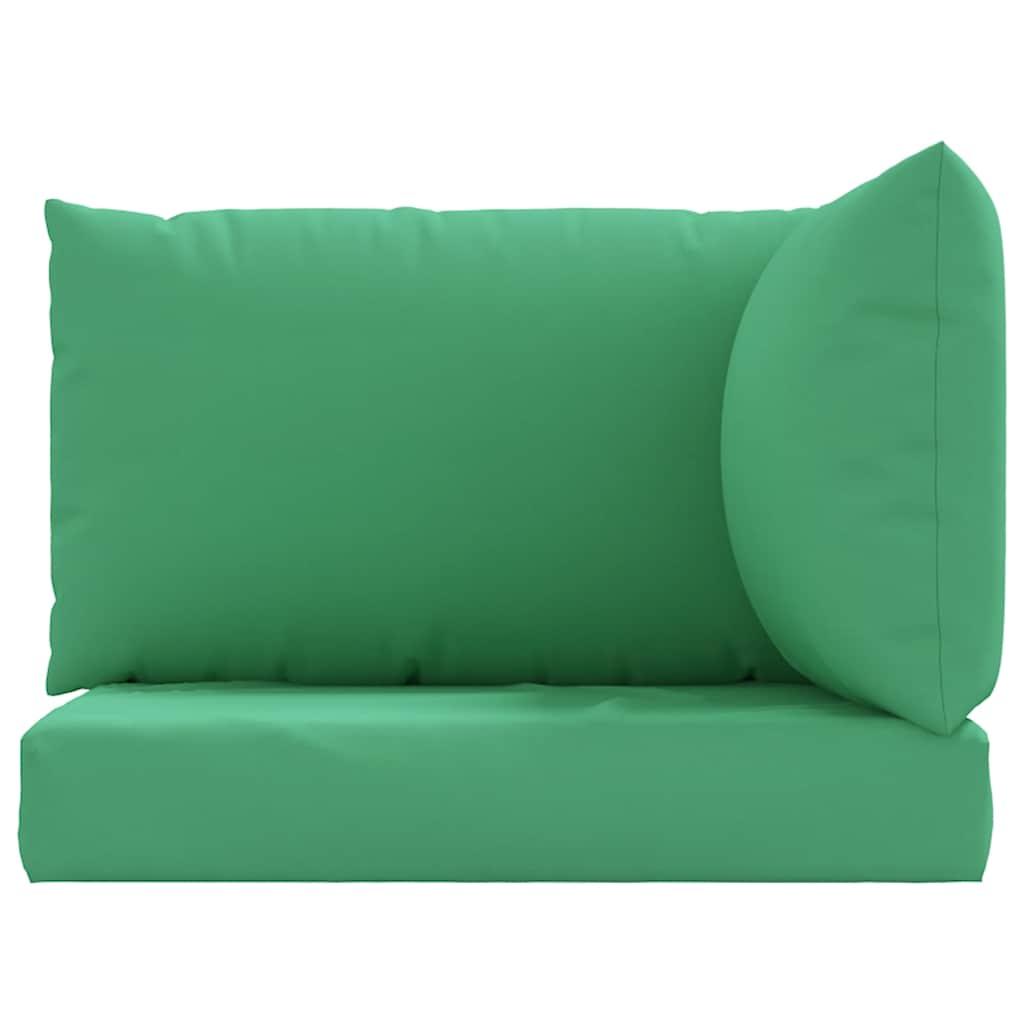 vidaXL Pallet Cushions 3 pcs Green Oxford Fabric 4