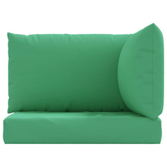 vidaXL Pallet Cushions 3 pcs Green Oxford Fabric 4