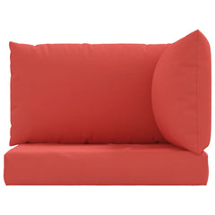 vidaXL Pallet Cushions 3 pcs Red Oxford Fabric 4