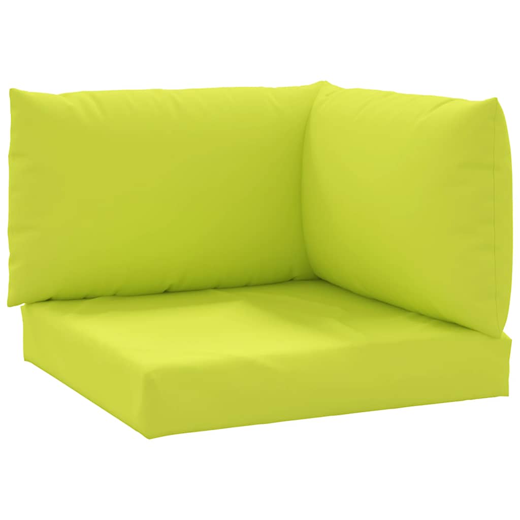 vidaXL Pallet Cushions 3 pcs Bright Green Oxford Fabric 2